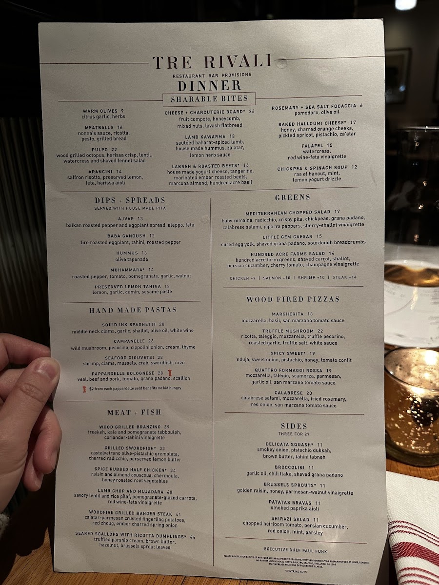 Tre Rivali Menu - Image 4